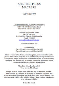 Ash-Tree Press Macabre, Volume Two