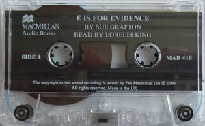 E Is for Evidence