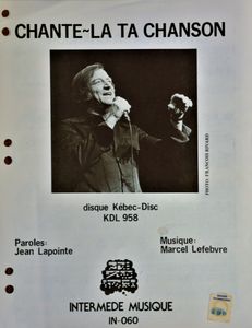 Chante-la ta Chanson