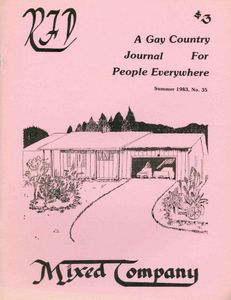 RFD No. 35 Summer 1983 (Roseburg Faggots & Dykes)