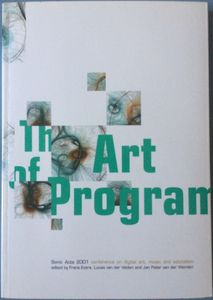 The Art of Programming: Sonic Acts 2001 conference book