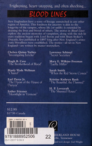 Blood Lines: Vampire Stories from New England