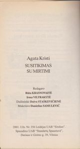 Susitikimas Su Mirtimi