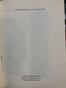 Storia Di Milano E Sua Provincia