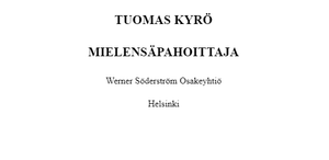 Mielensäpahoittaja