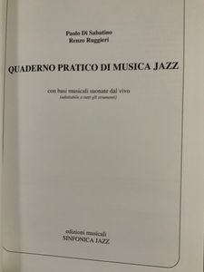 Quaderno Pratico Di Musica Jazz