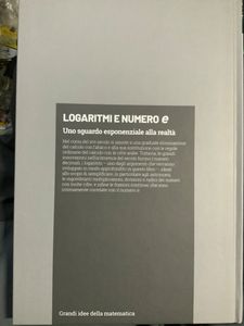 Grandi idee della matematica - n. 13 - Logaritmi e numero e