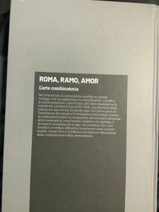 Grandi idee della matematica - n. 14 - Roma, ramo, amor.