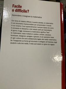 Facile O Difficile? Apprendere E Insegnare La Matematica