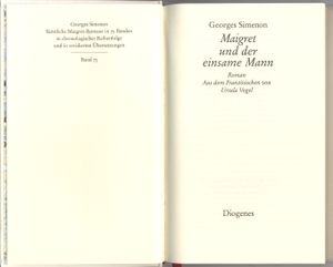 Maigret und der einsame Mann