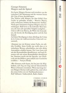 Maigret und der Spitzel
