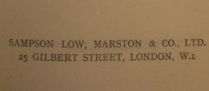Sampson Low, Marston And Co., Ltd.