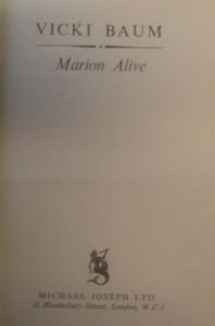 Marion Alive