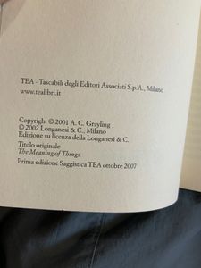 Il Significato Delle Cose. La Filosofia Applicata Alla Vita Di Ogni Giorno