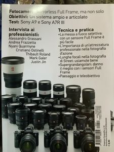 Progresso Fotografico - Serie Oro - (N.54) - Entriamo Nel Pianeta Sony