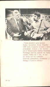 Interviu Lietuvos Radijui