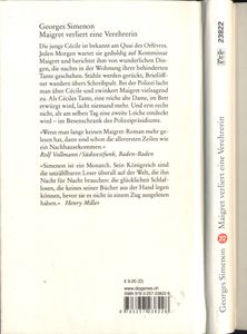 Maigret verliert eine Verehrerin