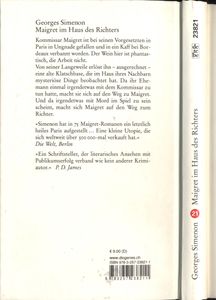 Maigret im Haus des Richters