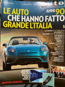 Le Auto Che Hanno Fatto Grande L'Italia - Anni 90 - N. 5