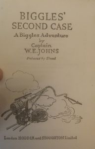 Biggles' Second Case