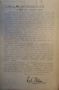 Biggles Fails to Return