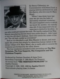 The Blue Geranium & More Stories From The Thirteen Problems