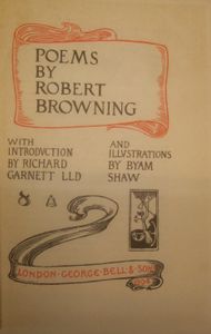 Poems by Robert Browning