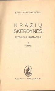 Kražių Skerdynės 2 Tomas