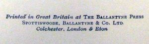 Spottiswoode, Ballantyne & Co. Ltd.