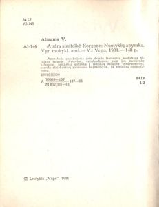 Audra Susitelkė Korgone