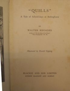 Quills: A Tale of School-days at Bedinghurst