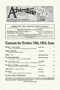 Adventure, October 10th, 1924