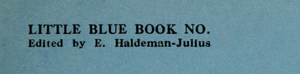 Little Blue Books