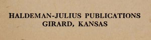 Haldeman-Julius Publications