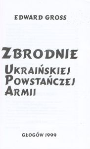 Zbrodnie Ukraińskiej Powstańczej Armii