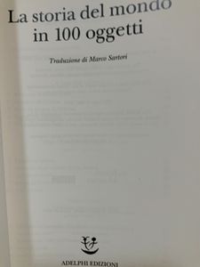 La Storia Del Mondo In 100 Oggetti