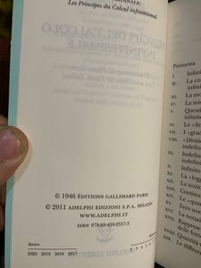 I princìpi del calcolo infinitesimale
