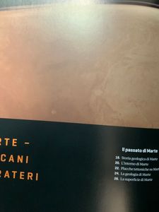 Marte. Vulcani E Crateri
