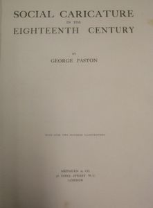 Social Caricature in the Eighteenth Century