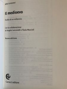 Il Medioevo. Profilo di un millennio