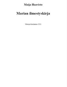 Marian ilmestyskirja