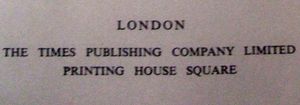 The Times Publishing Company Limited