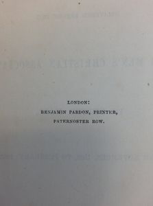 Lectures Delivered Before the Young Men's Christian Association, in Exeter Hall, from November 1862, to February 1863