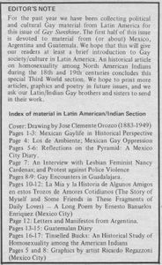 Gay Sunshine No. 26/27 Winter 1975-76 (Latin American Issue)