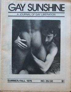 Gay Sunshine No. 29/30 Summer/Fall 1976