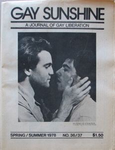 Gay Sunshine No. 36/37 Spring/Summer 1978