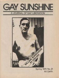 Gay Sunshine No. 21 Spring 1974