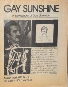 Gay Sunshine No. 17 March-April 1973