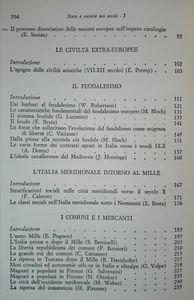 Stato e Società Nei Secoli 1: L'Età Medioevale