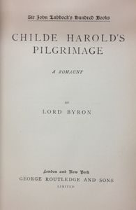 Childe Harold's Pilgrimage: A Romaunt